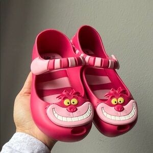 Mini Melissa Pink Cheshire Cat Jelly Mary Janes